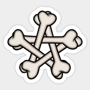 Bone Star Sticker